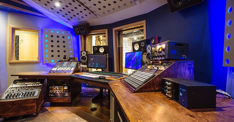 music recording studios